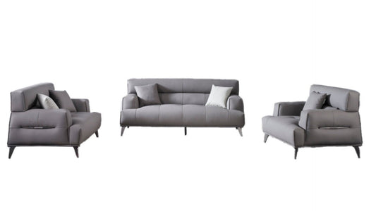 AE2378 Leather Like Fabric Sofa Collection