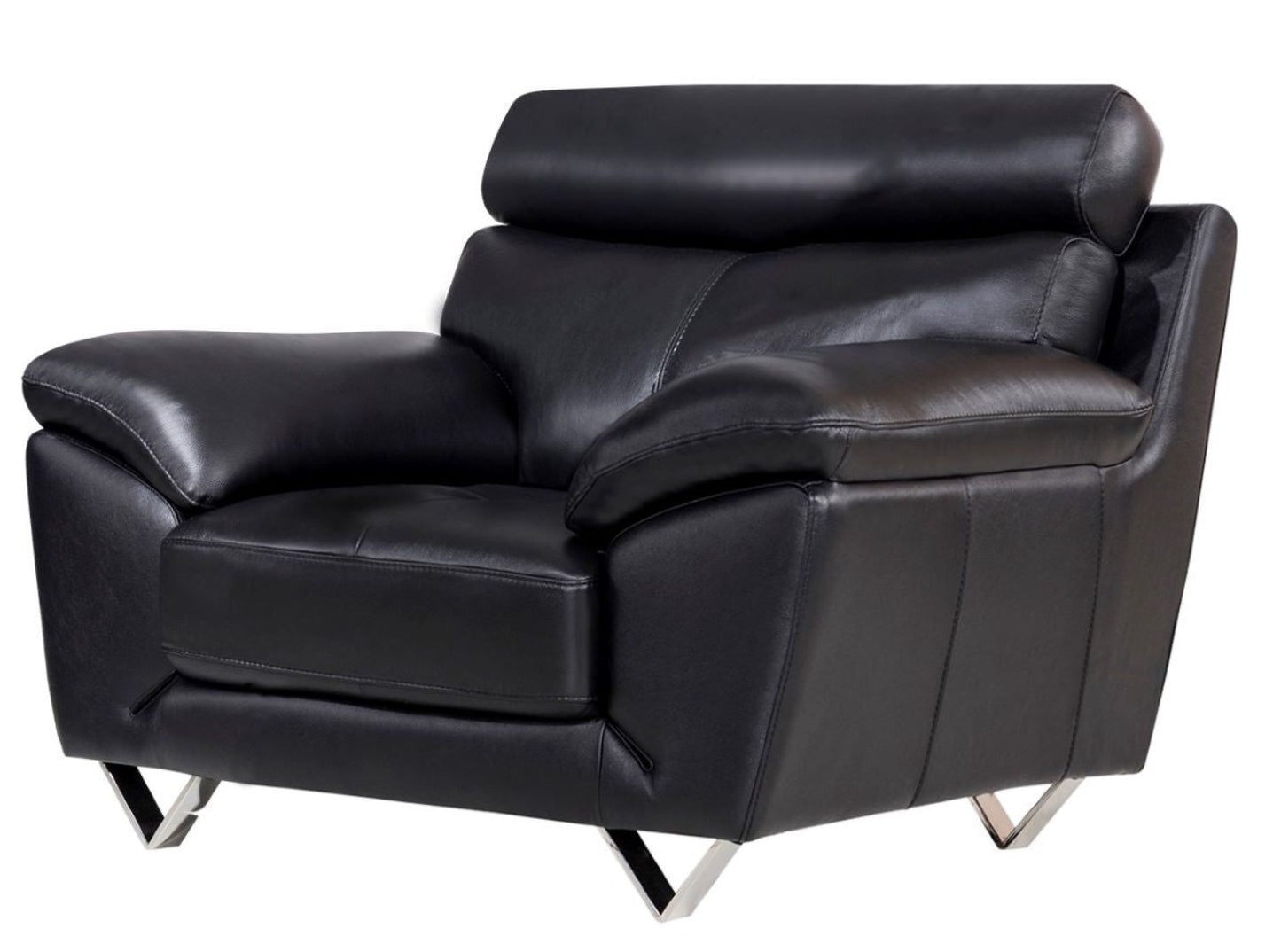 EK078 Italian Leather Sofa Set