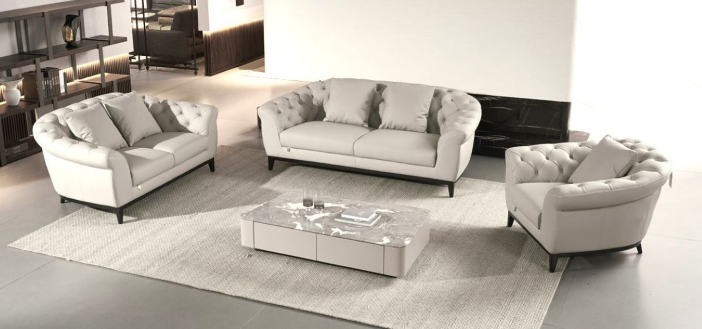 EK093 Italian Aniline Full Leather Sofa Set