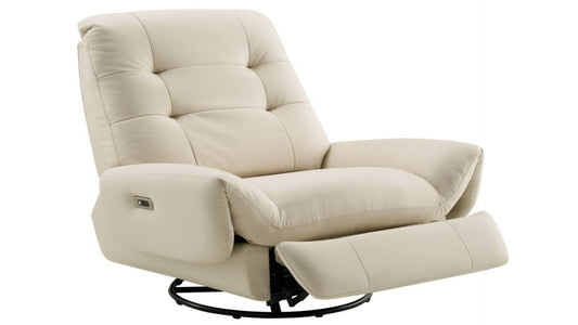 EK-D843-IV Swivel Power Recliner Ivory