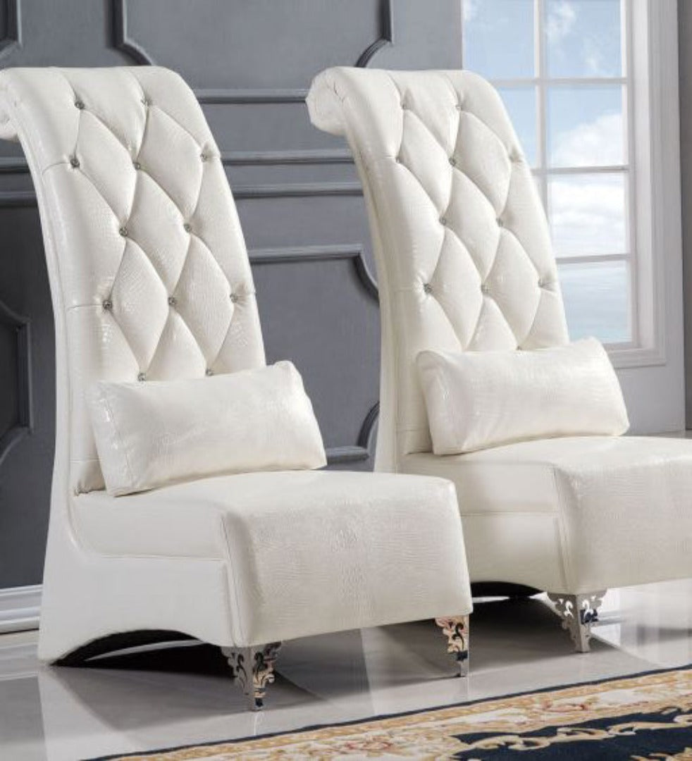 AE505 Leatherette Accent Chair