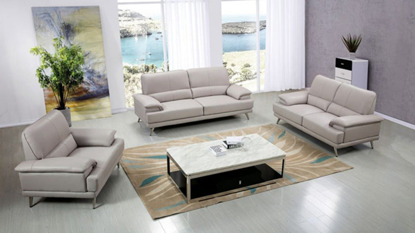 EK523 Hayllar Leather Sofa Set