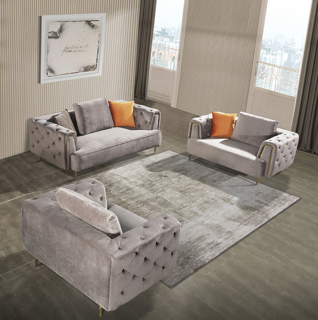 AE-D832 Velvet Sofa Collection