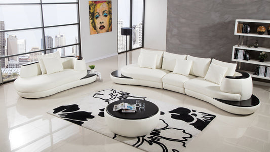 AE-L222-Ivory-Faux-Leather-sectional-sofa-set