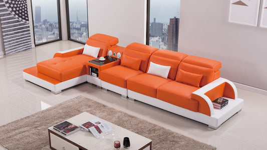 AE-LD812 Leatherette Sectional Sofa Set