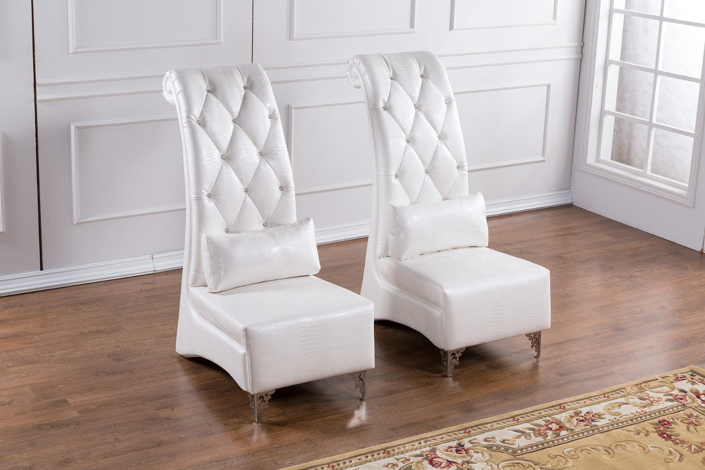 AE505 Leatherette Accent Chair