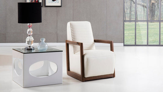 EK-CH05 Italian Leather Accent Chair Collection