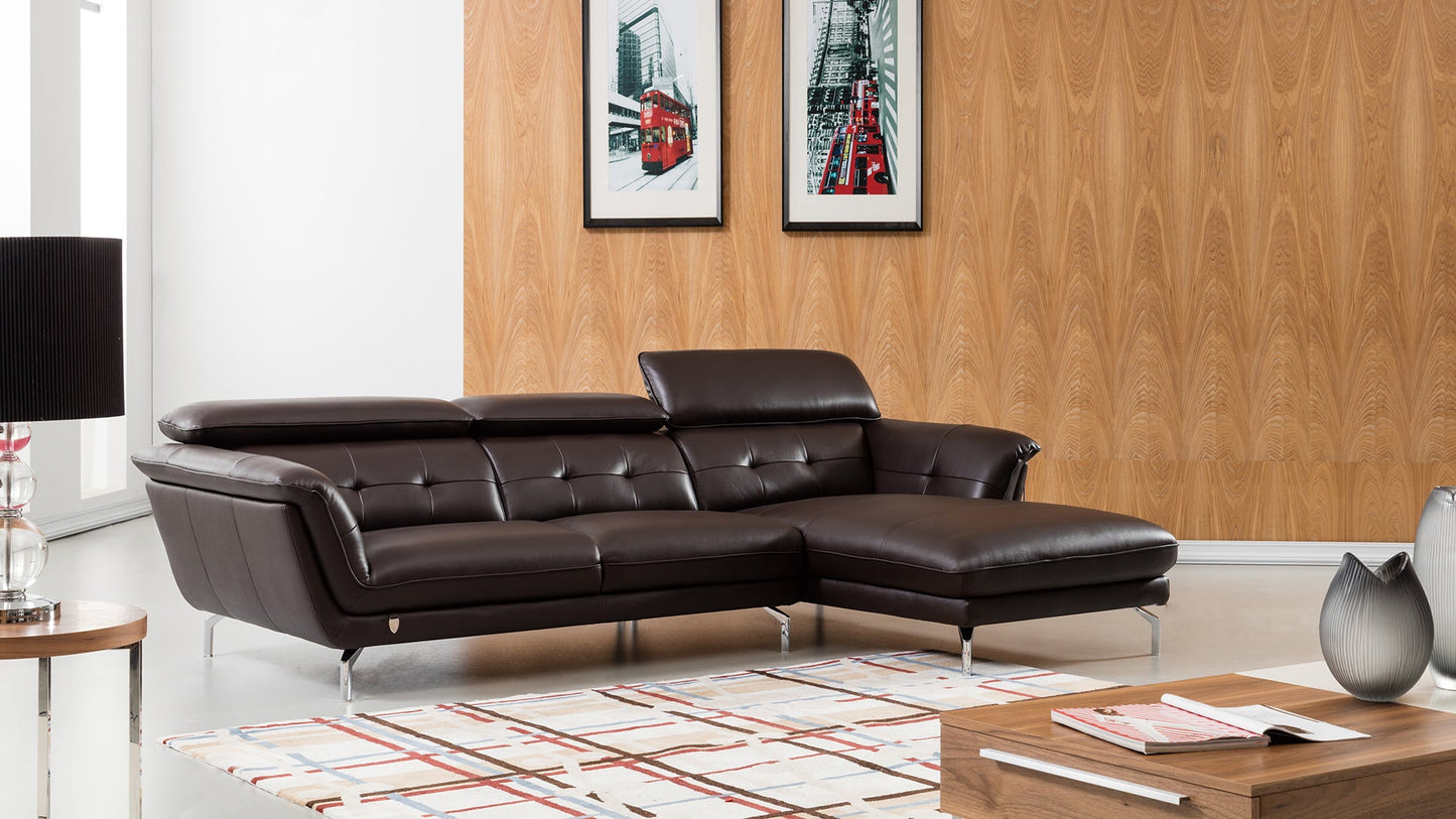 EK-L083 Italian Leather Sectional Sofa Set