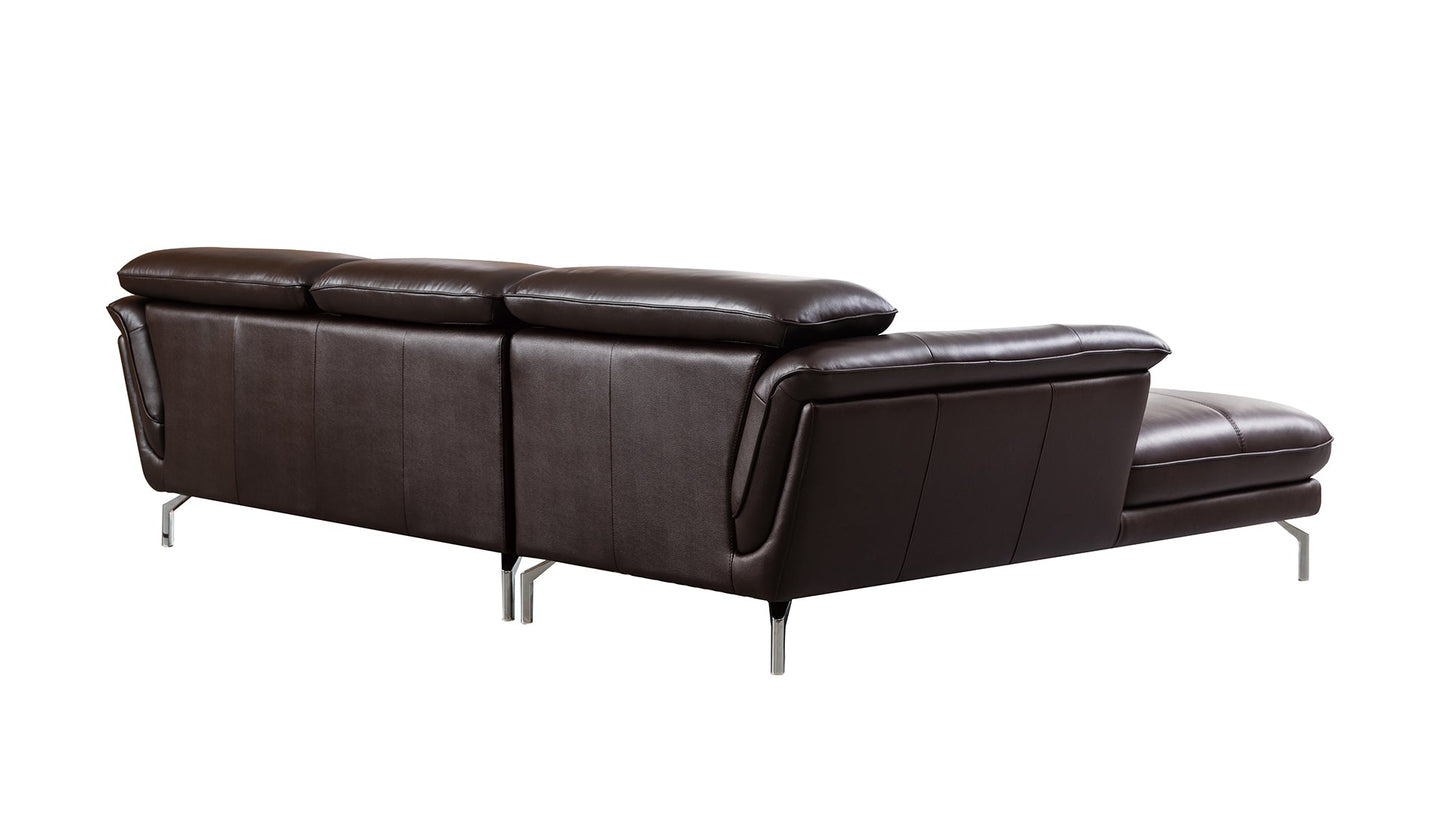 EK-L083 Italian Leather Sectional Sofa Set