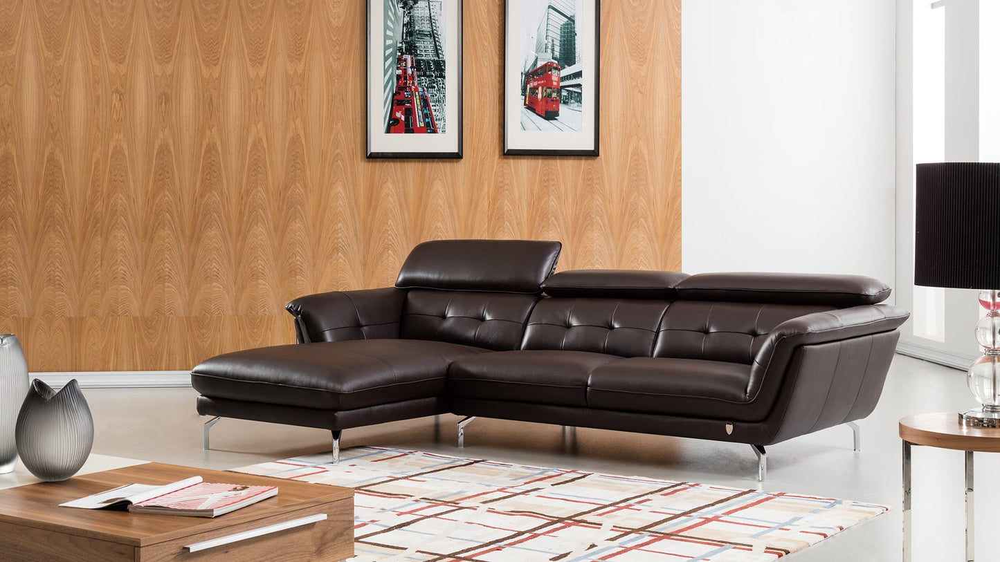 EK-L083 Italian Leather Sectional Sofa Set