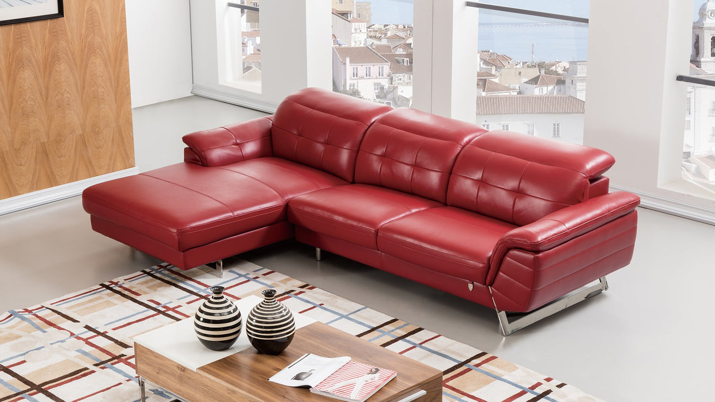 EK-L085 Italian Leather Sectional Sofa Set Collection