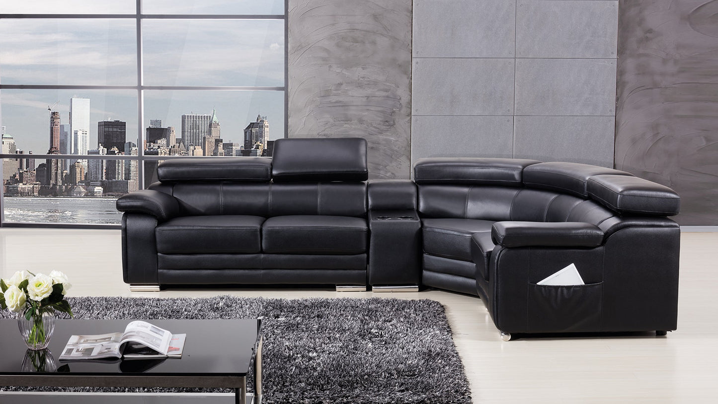 EK-L516 Genuine Leather Sectional Sofa Collection