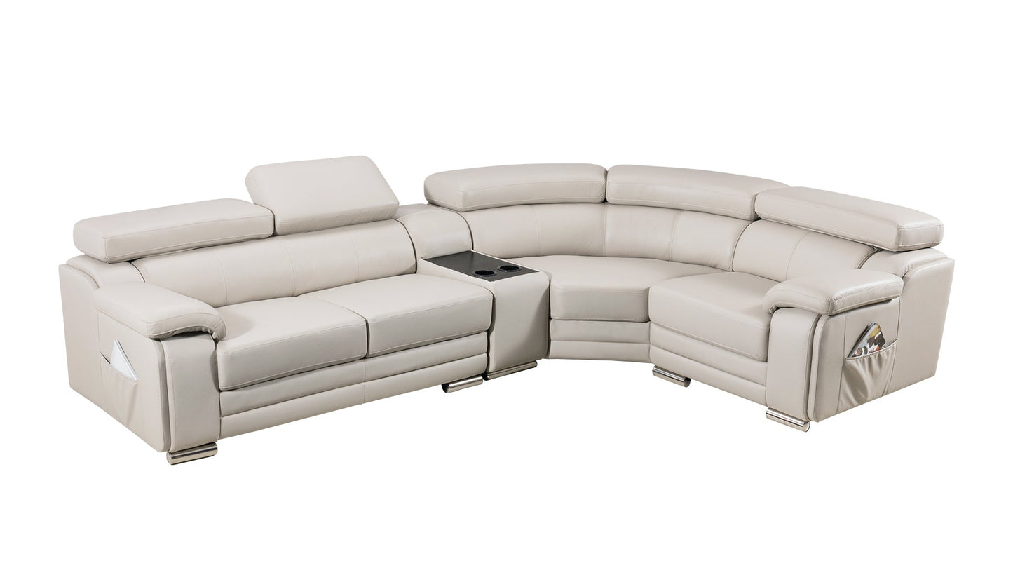 EK-L516 Genuine Leather Sectional Sofa Collection