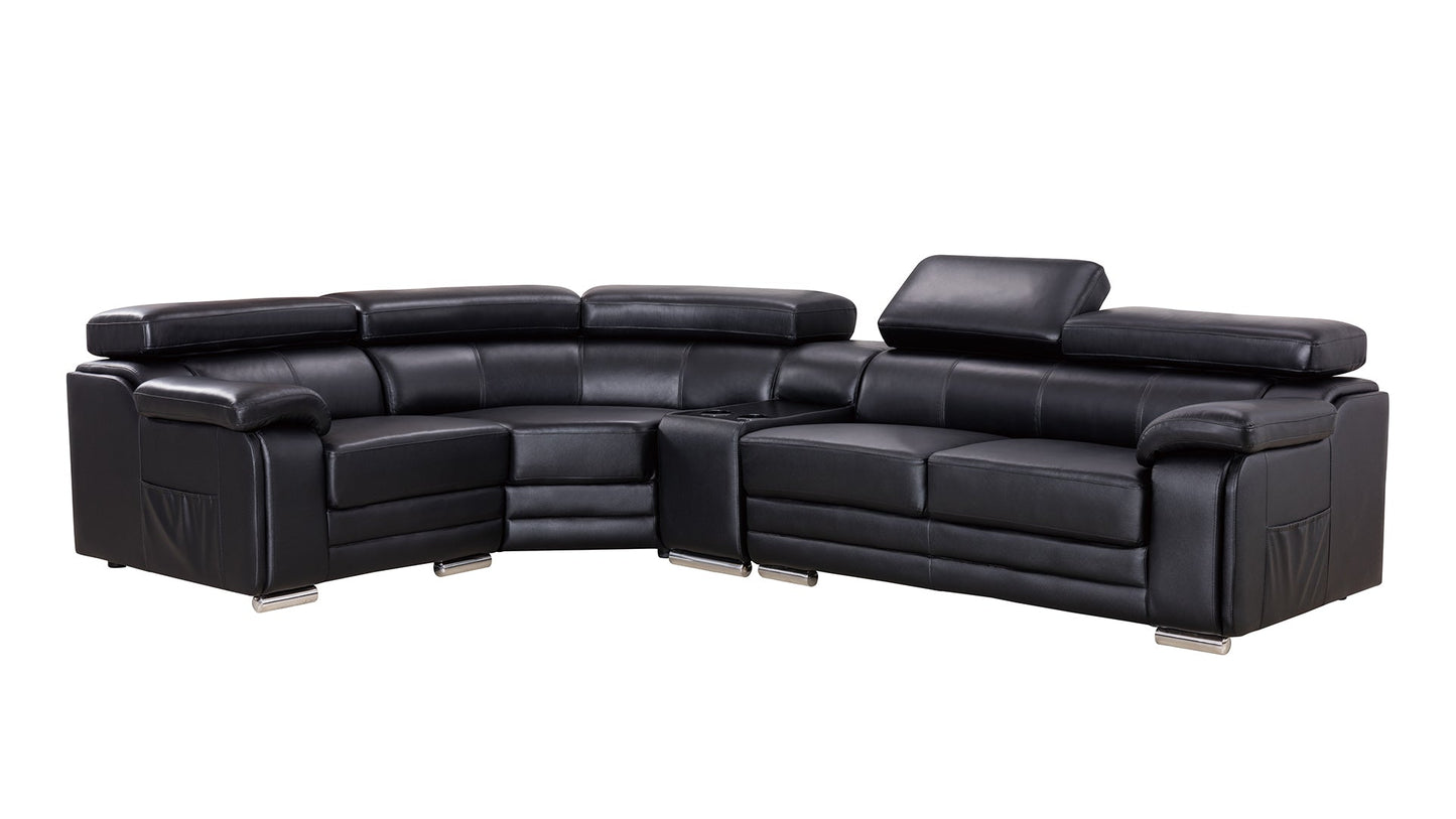 EK-L516 Genuine Leather Sectional Sofa Collection