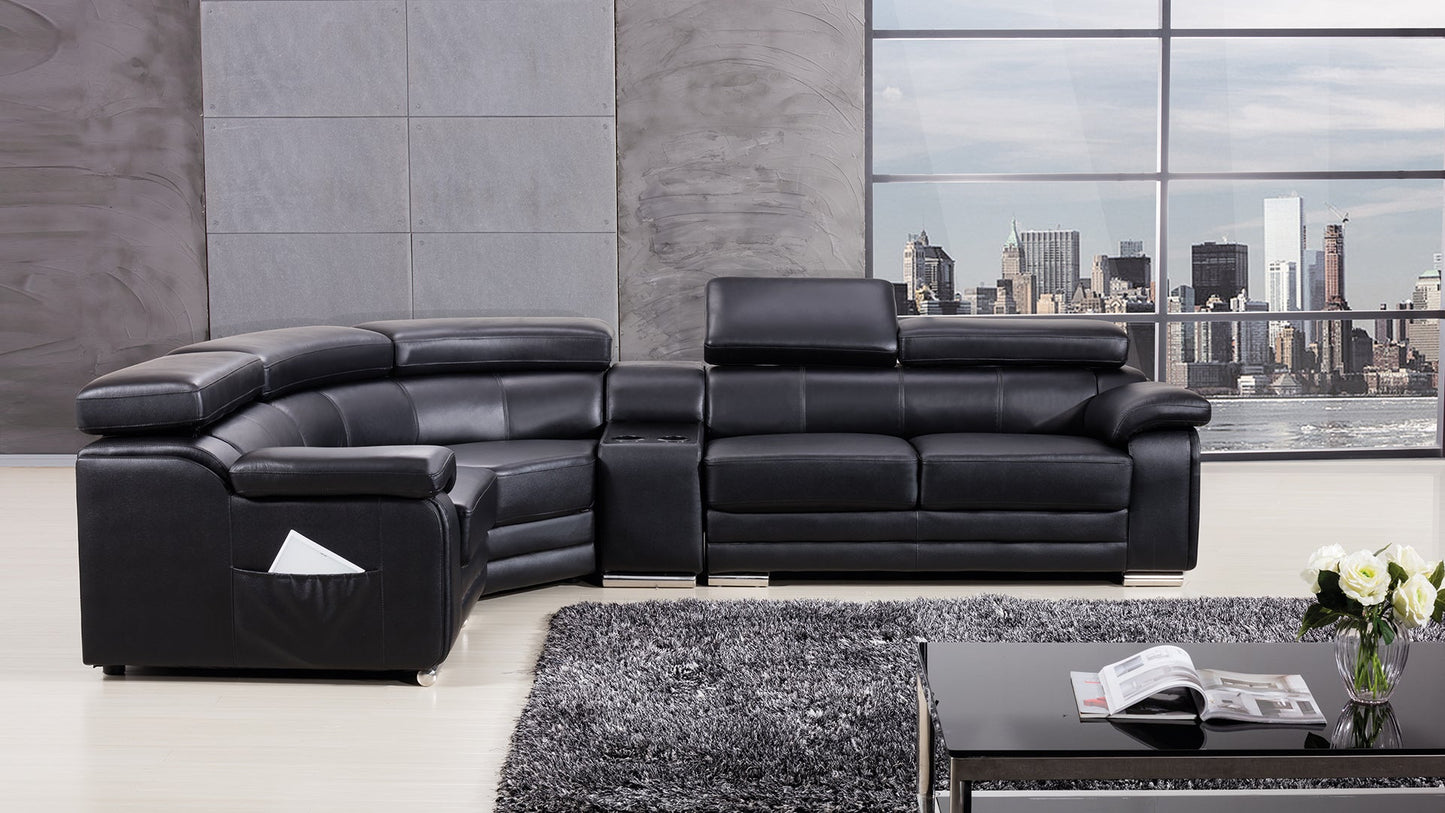 EK-L516 Genuine Leather Sectional Sofa Collection