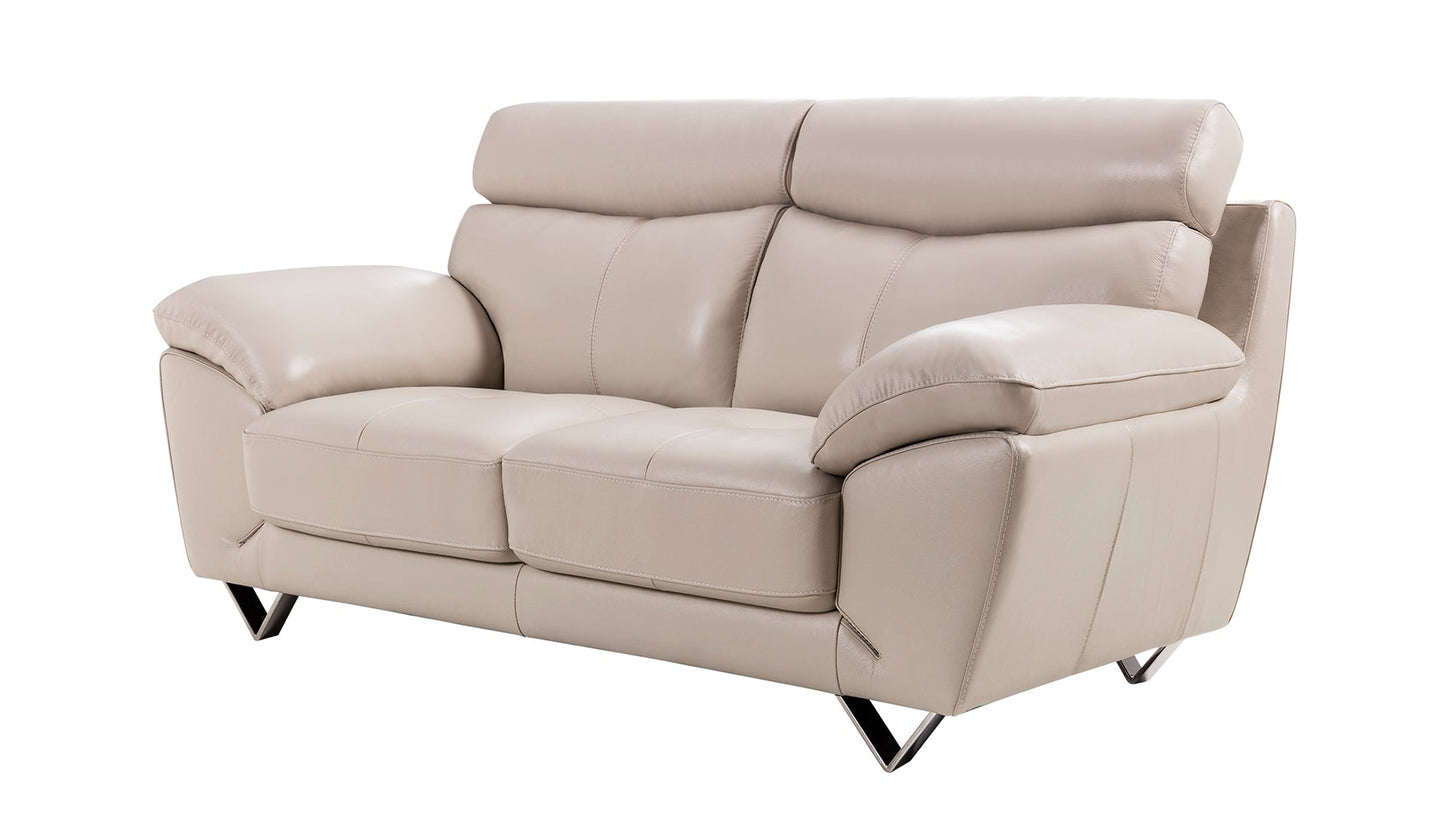 EK078 Italian Leather Sofa Set