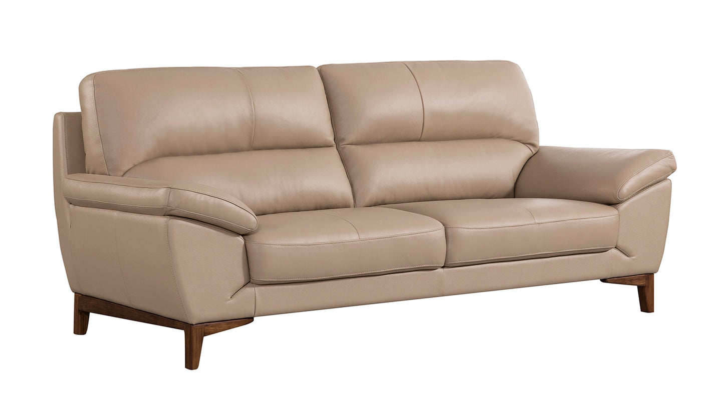 EK080 Italian Leather Sofa Set