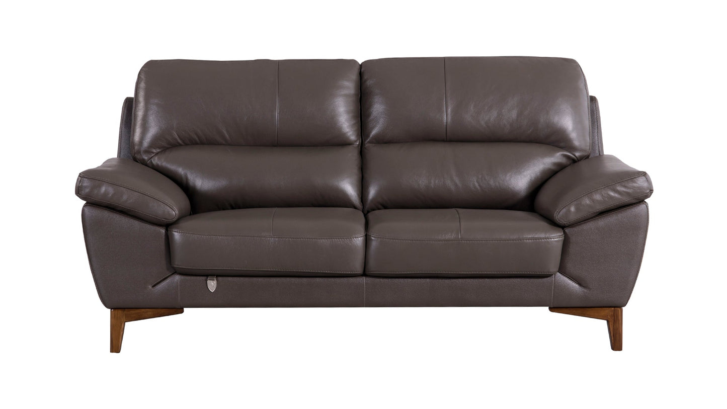 EK080 Italian Leather Sofa Set