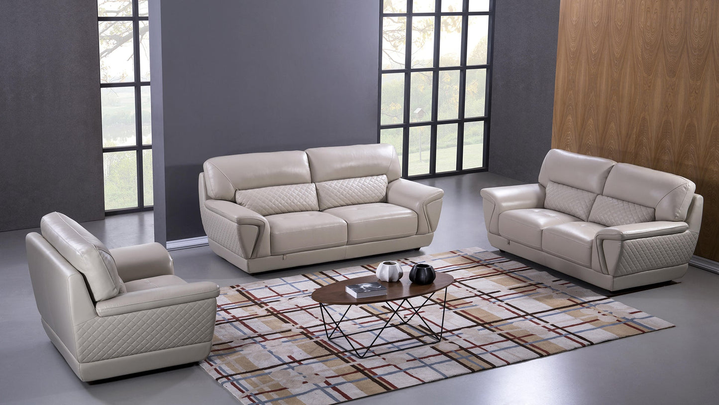 EK099 Ballyvoy Italian Leather Sofa Set