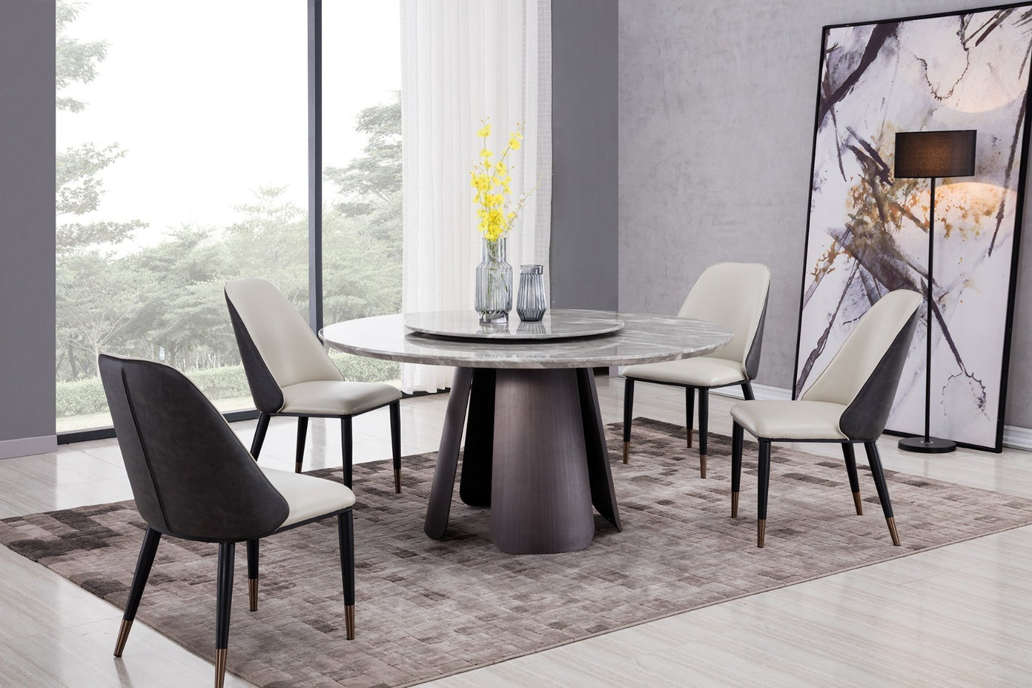 TL-J1832 Faux Marble Dining Table