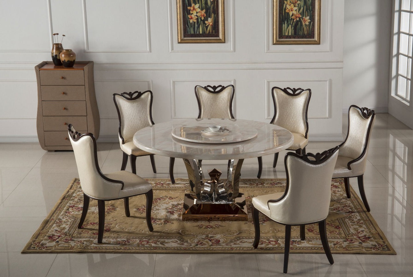 CK-H1606 Cream Dining Chair (Set of 6)