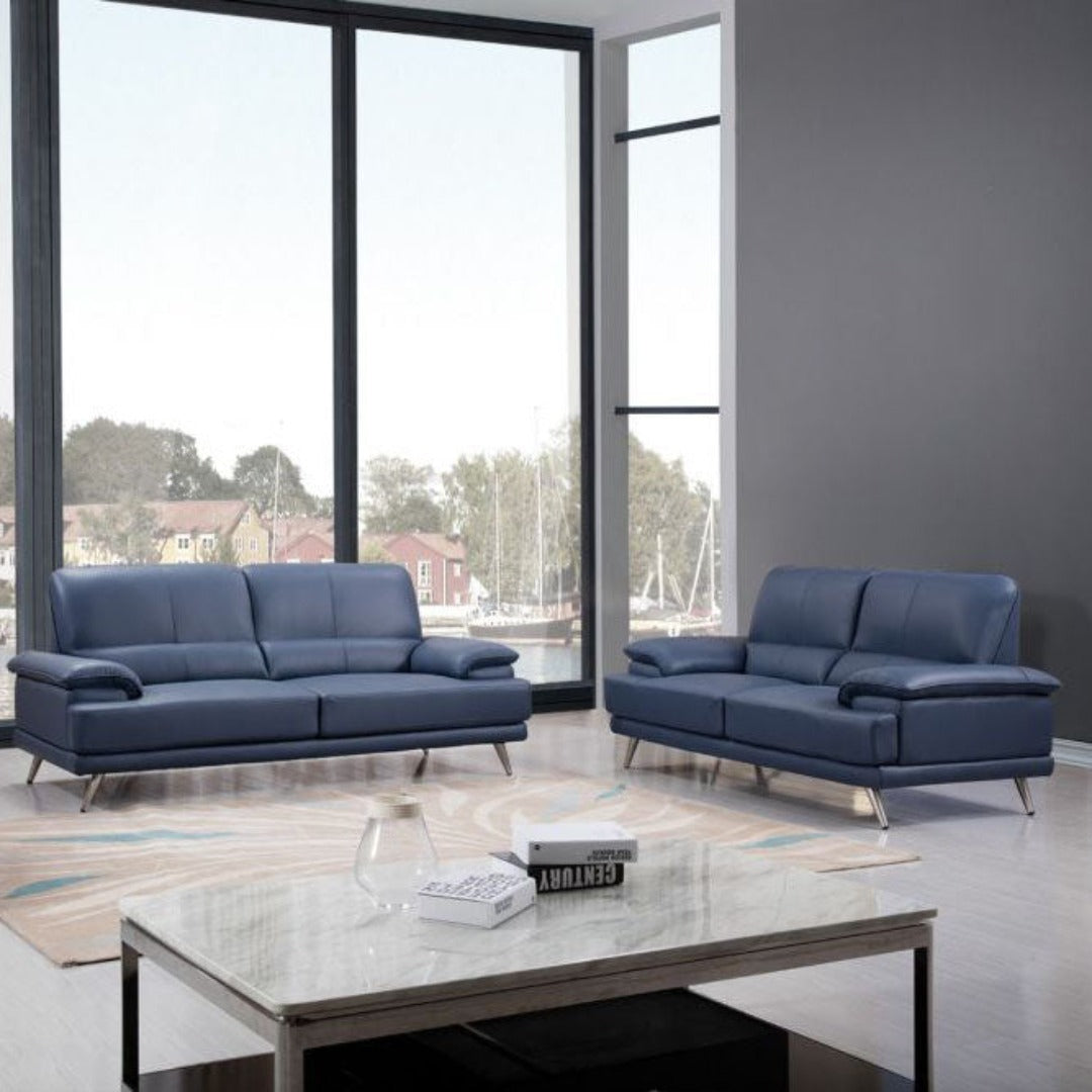 EK523 Hayllar Leather Sofa Set