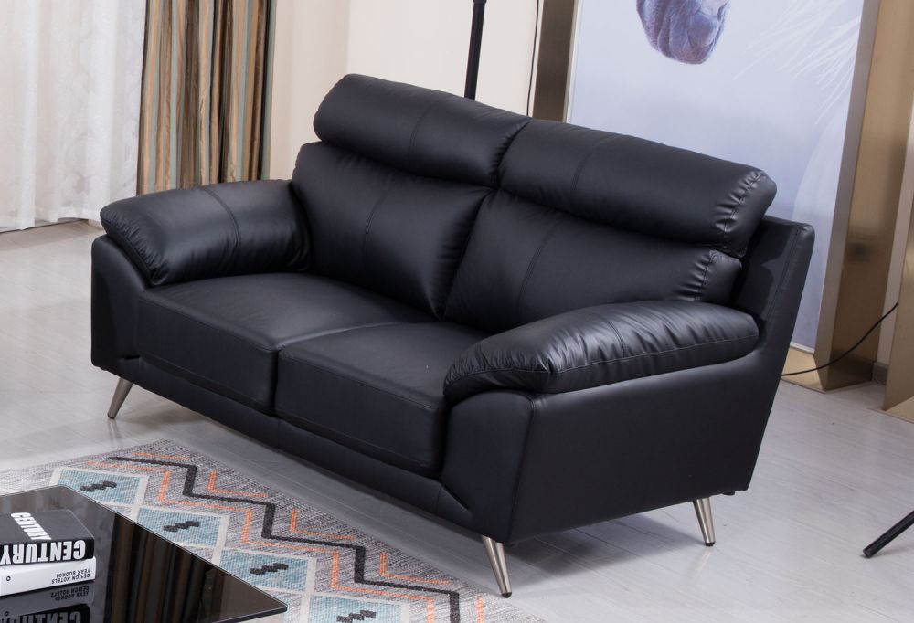 EK528 Linnell Top Grain Leather Sofa Set