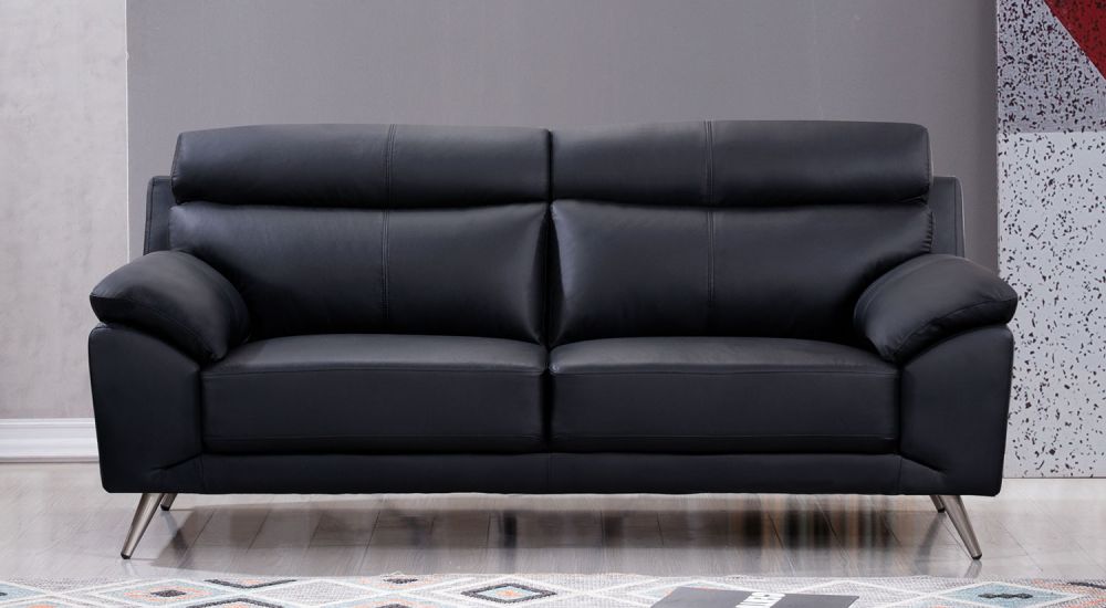 EK528 Linnell Top Grain Leather Sofa Set