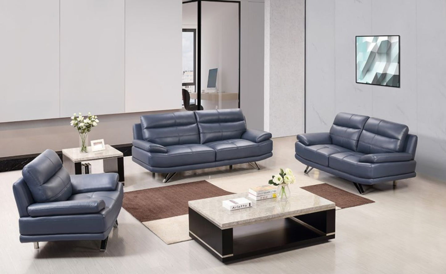 EK530 Leather Sofa Set